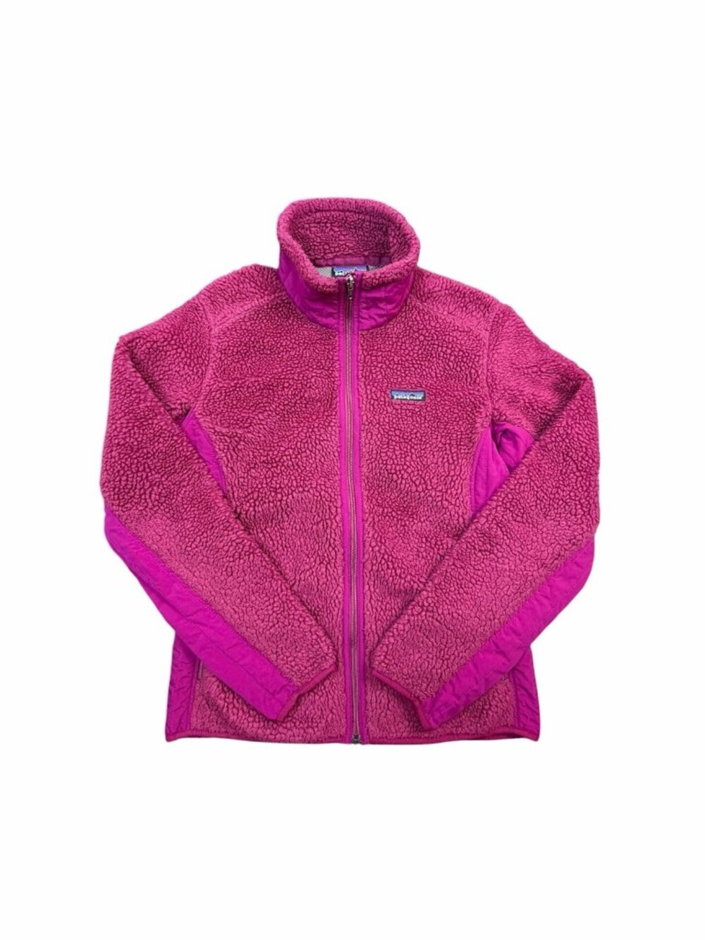 Patagonia Women’s Retro Pile Fleece Full Zip Jacket Magenta Pink Size Medium